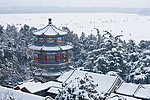 画中游的雪景