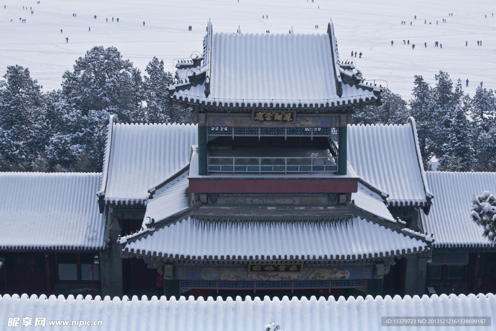 大戏楼雪景