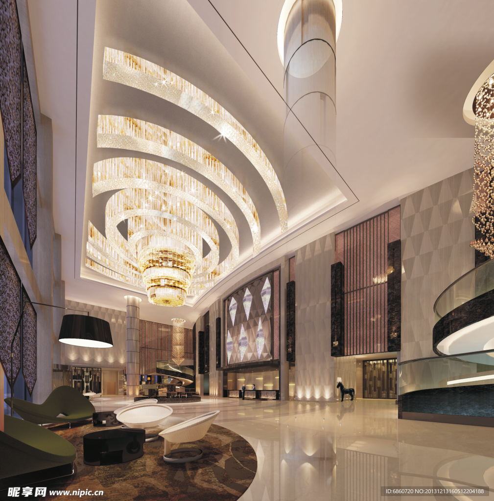 五星级酒店大堂