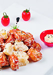 菠萝油条虾