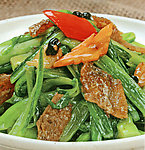 豆鼓鲮鱼油麦菜