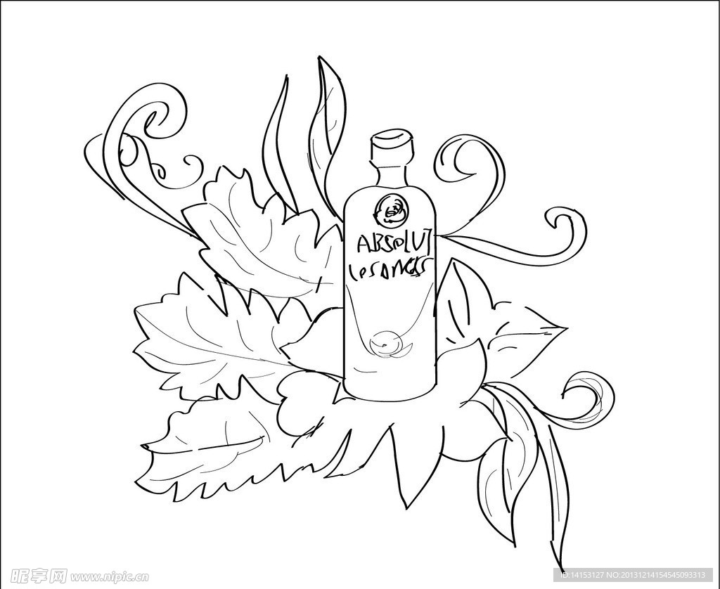 线描设计图