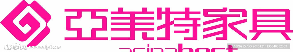 亚美特家具标志