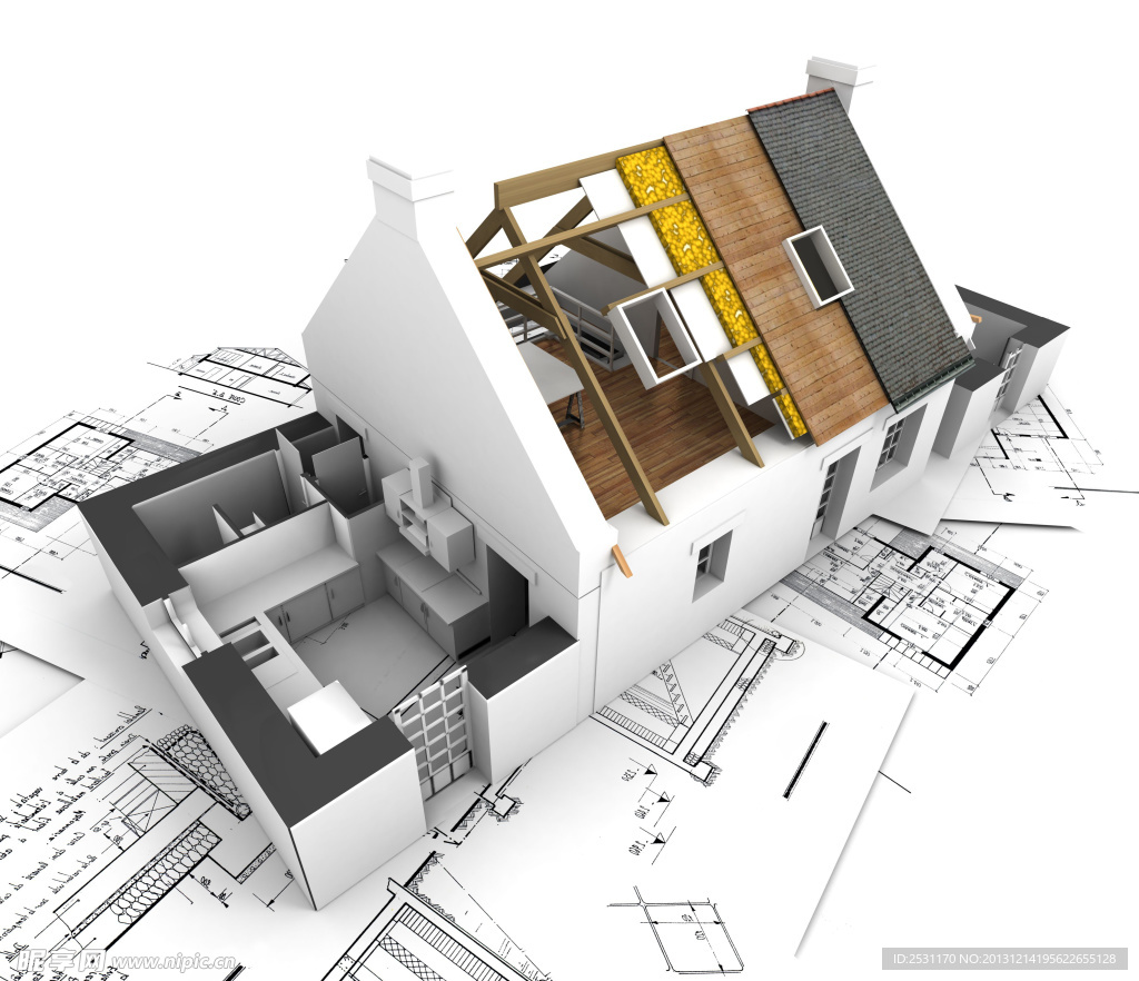 3d建筑模型图纸