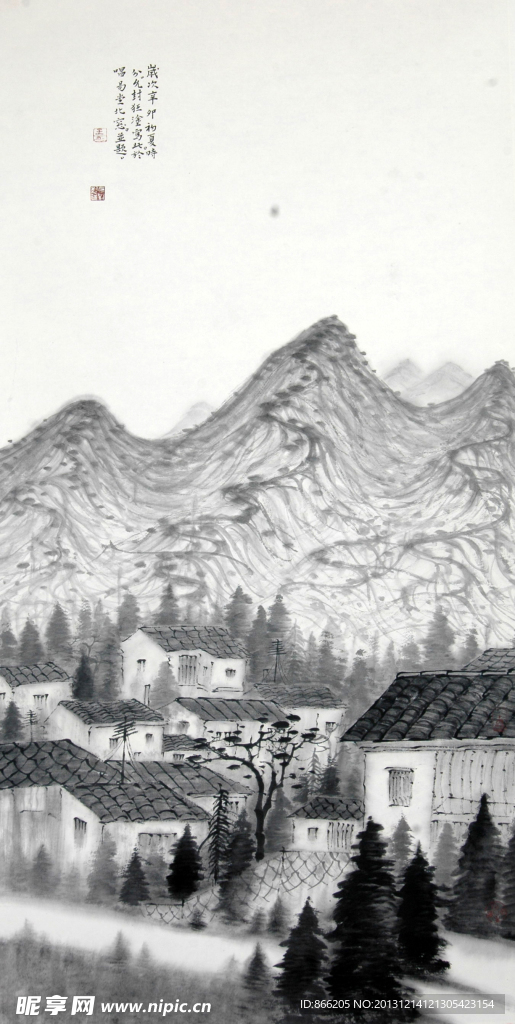 国画山水小品
