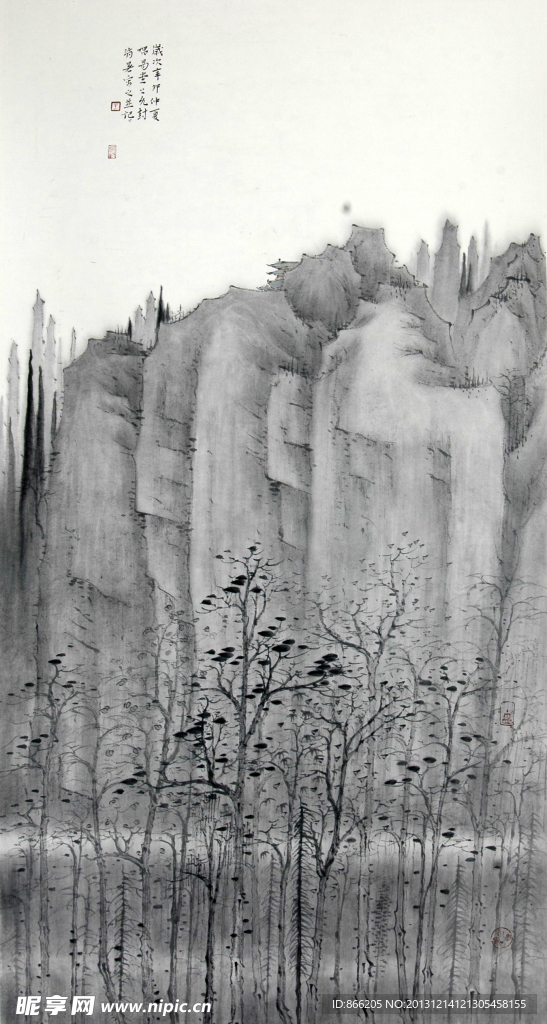 国画山水小品