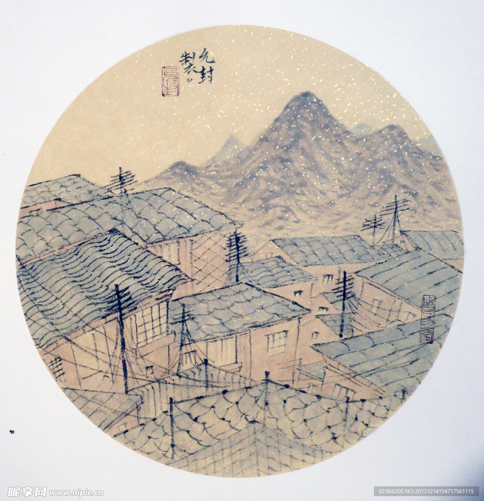 国画山水小品