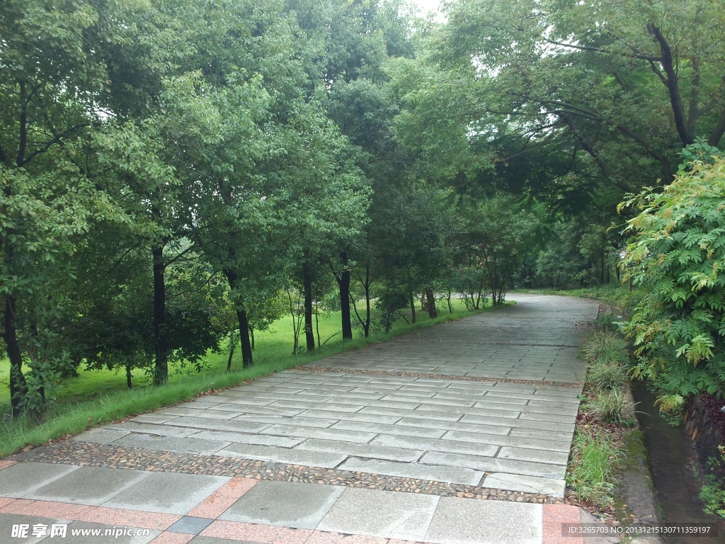 雨天公园