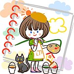 画画