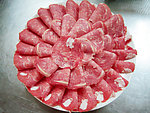 火锅涮菜 羊肉片