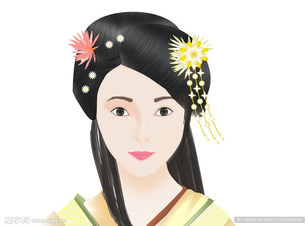 卡通美女