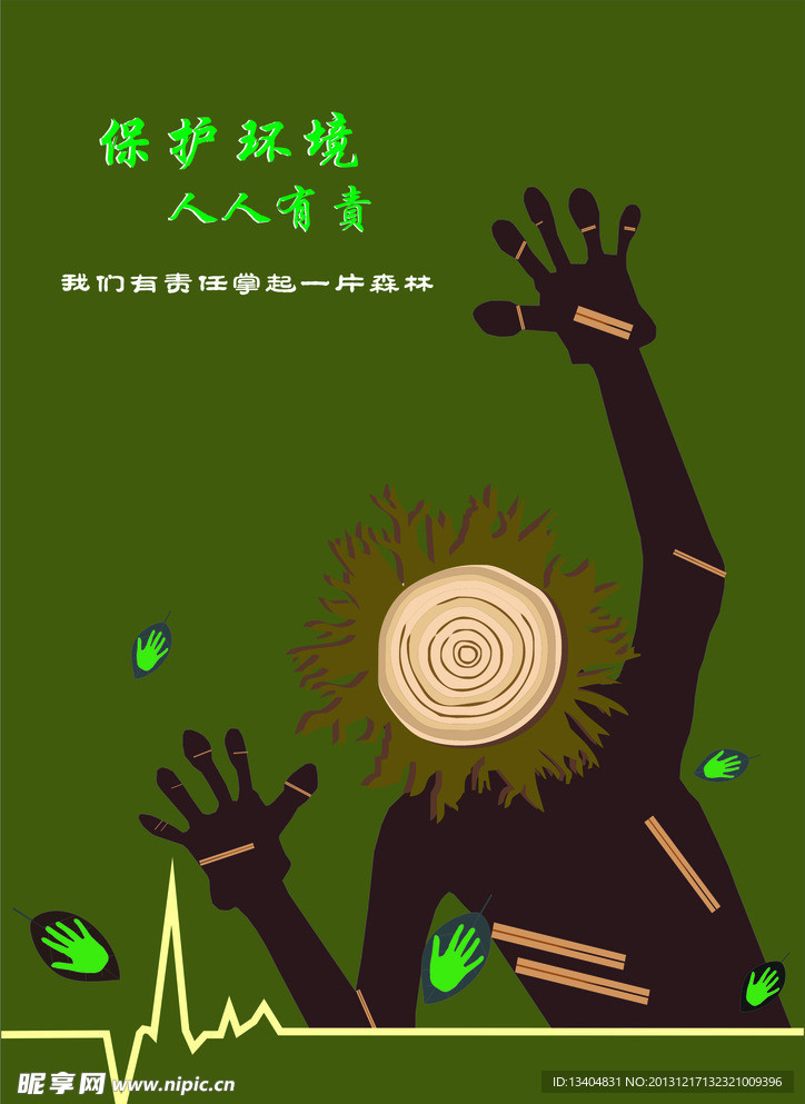 保护环境海报设计