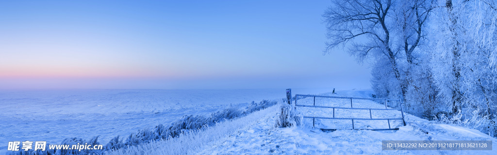 唯美冬季雪景