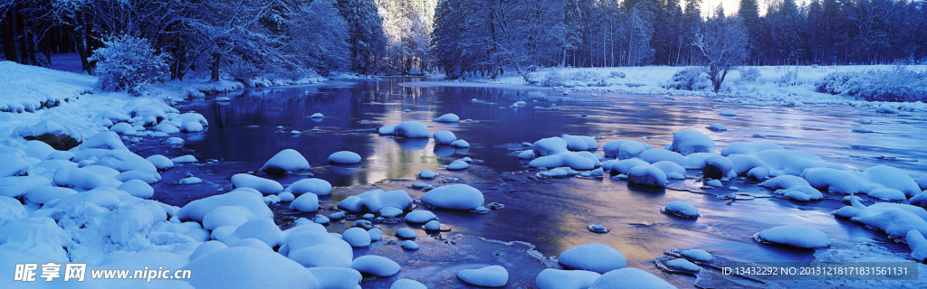 唯美冬季雪景