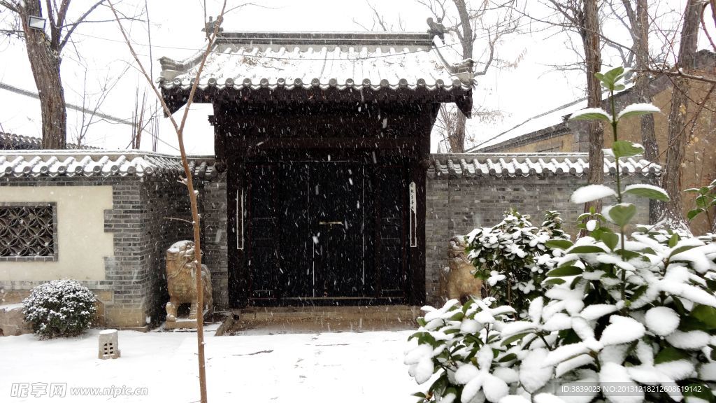 大宅门雪景