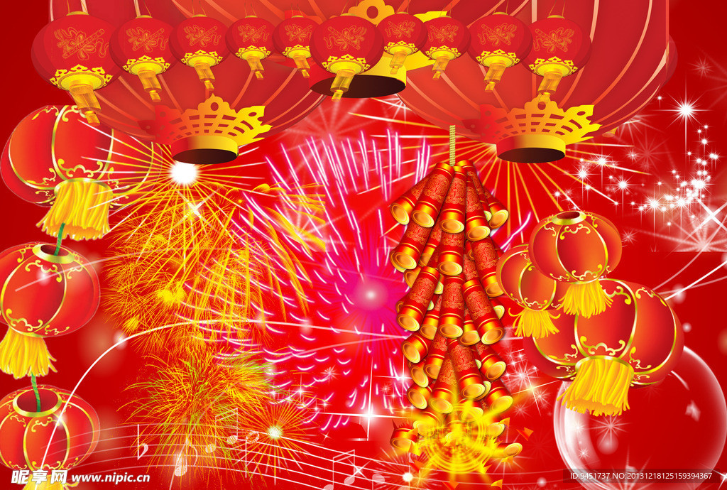 灯笼 礼花