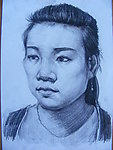 素描头像图片