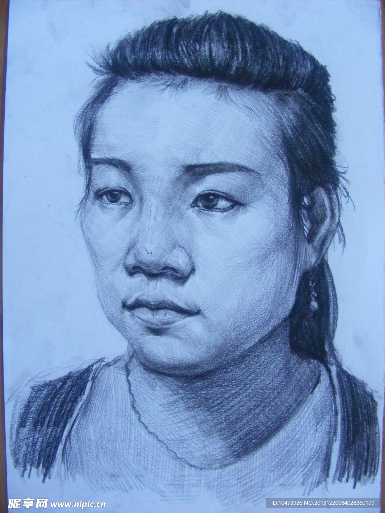 素描头像图片
