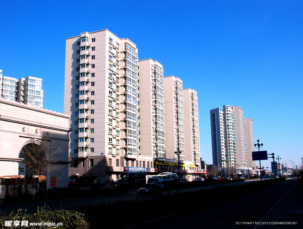 北京翠屏北里建筑风景