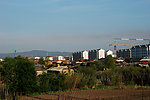 根河市夏天建筑风景