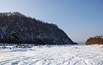 根河断桥河套冬天风景