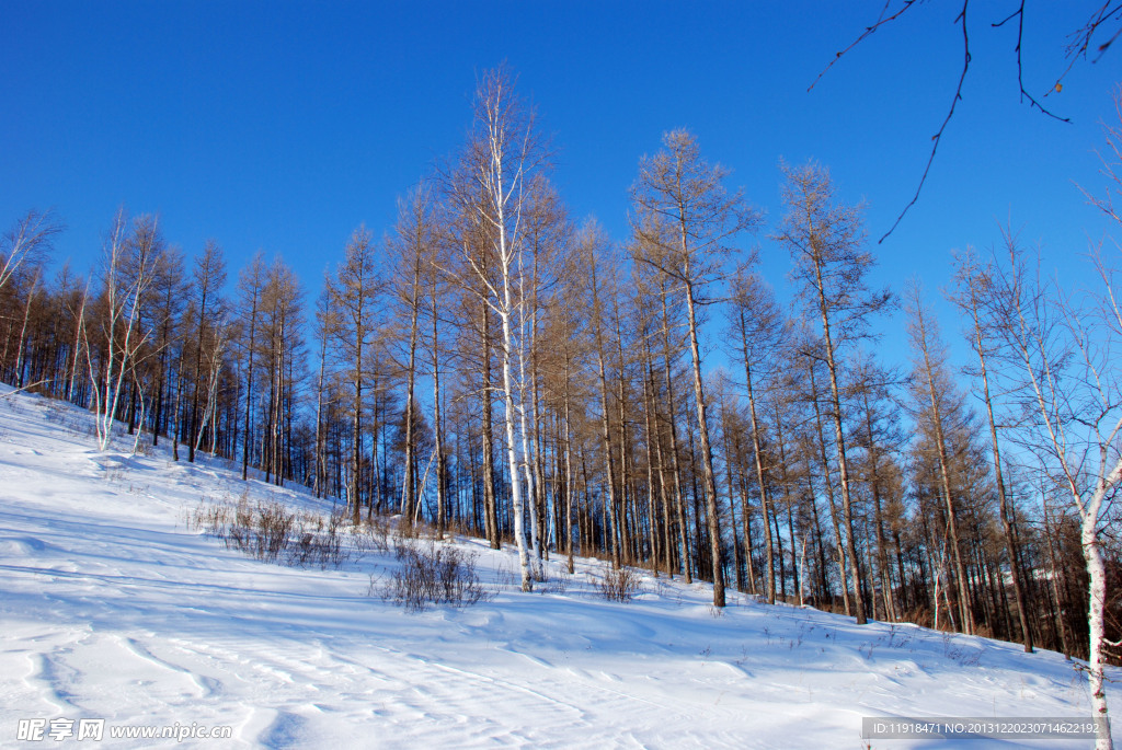 五峰山冬天雪景