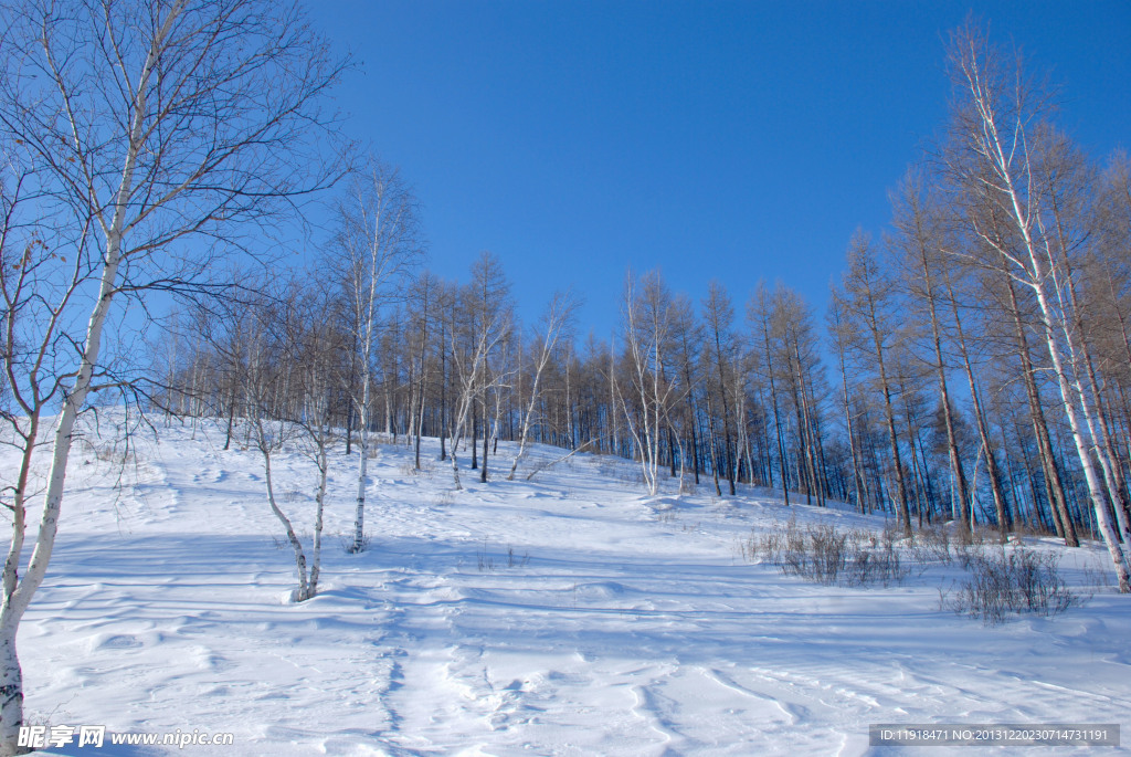 五峰山冬天雪景