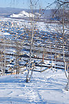 五峰山冬天雪景