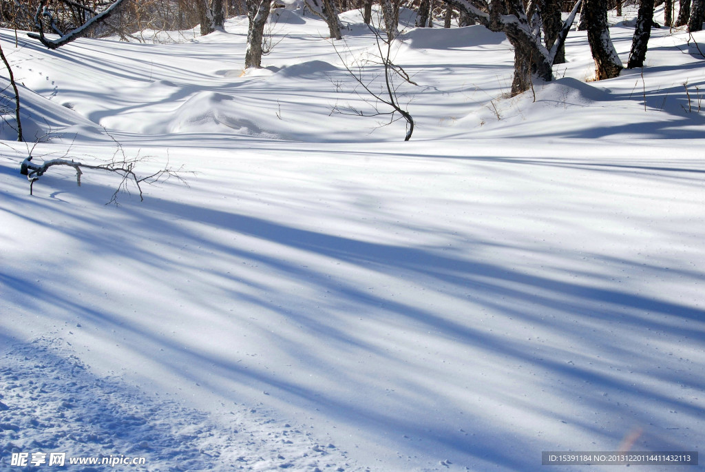 长白山雪影无暇