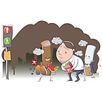 吸烟导致的肺病患者