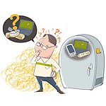 保险柜前犹豫的男人