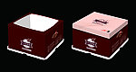 三件装方盒蛋糕盒平面图