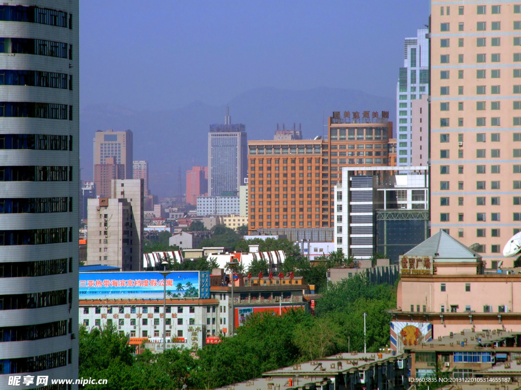 石家庄城市一景