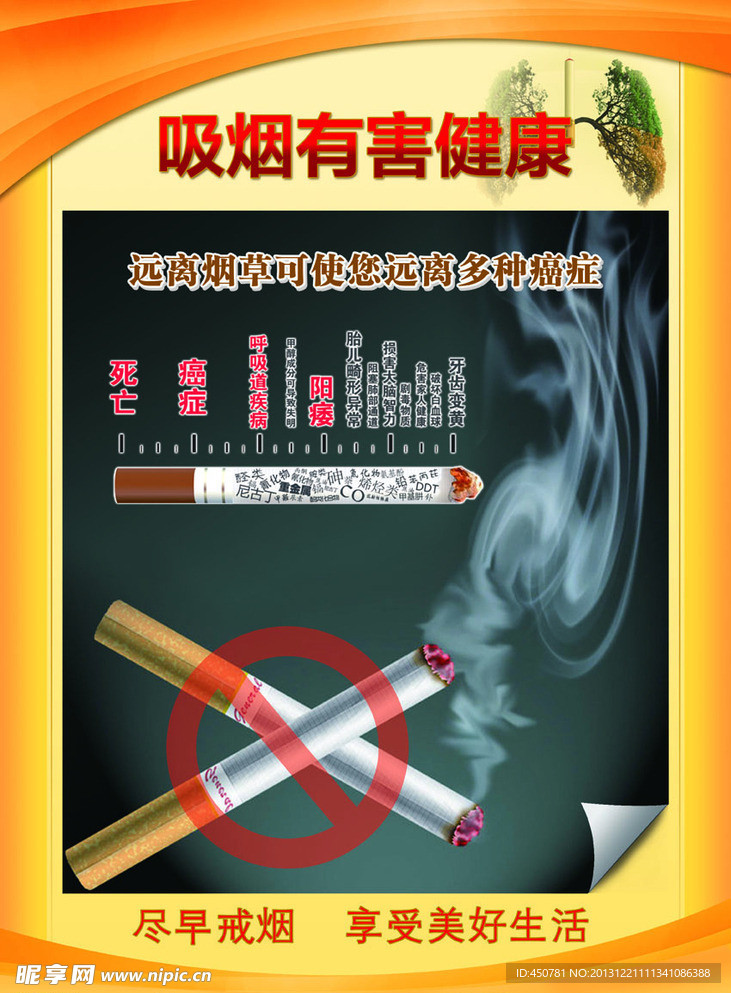吸烟有害健康
