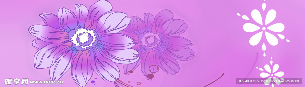 紫色花纹 花朵