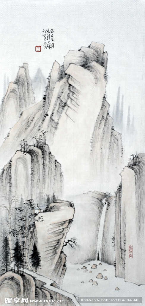 国画山水小品