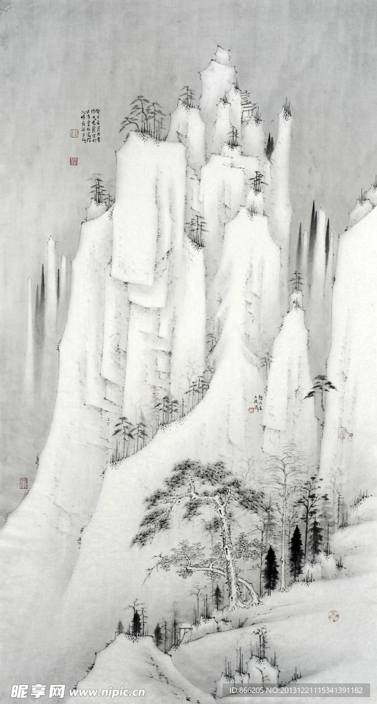 国画山水小品