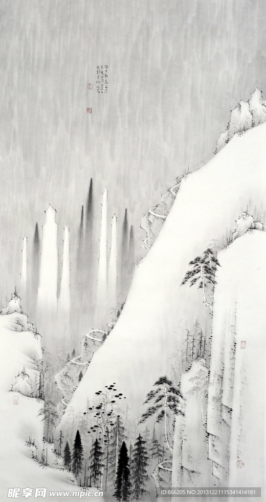 国画山水小品