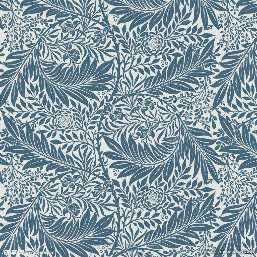 莫里斯壁 壁纸印花