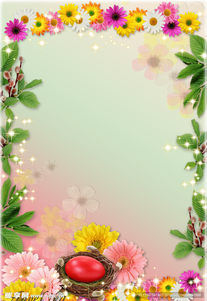 花边展板