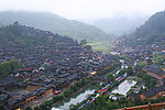 西江苗寨白水河谷地