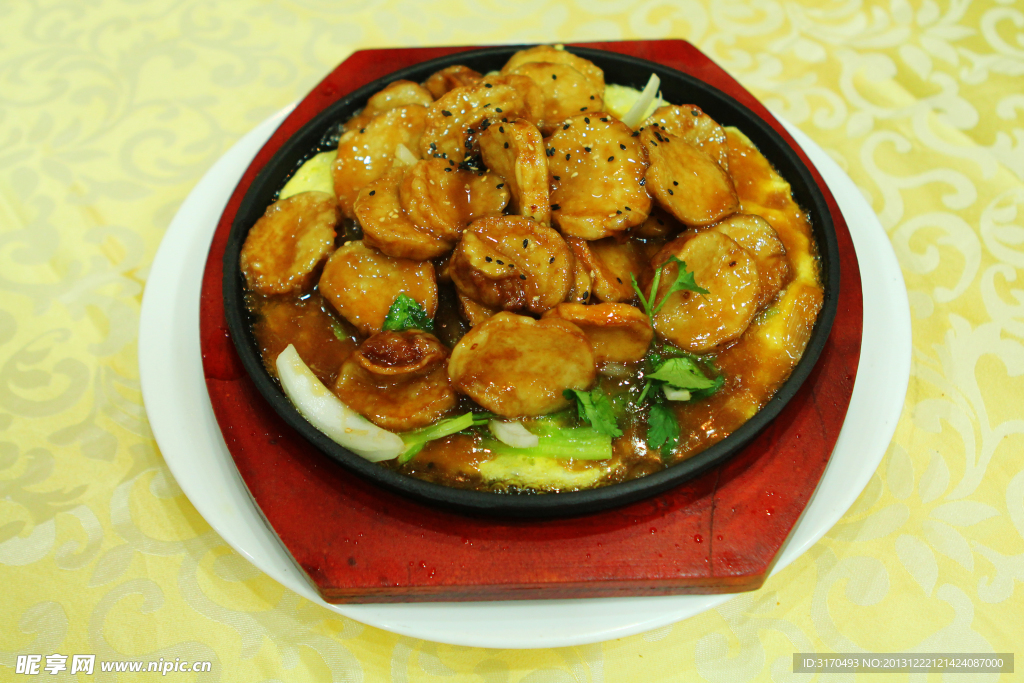 铁板茄子