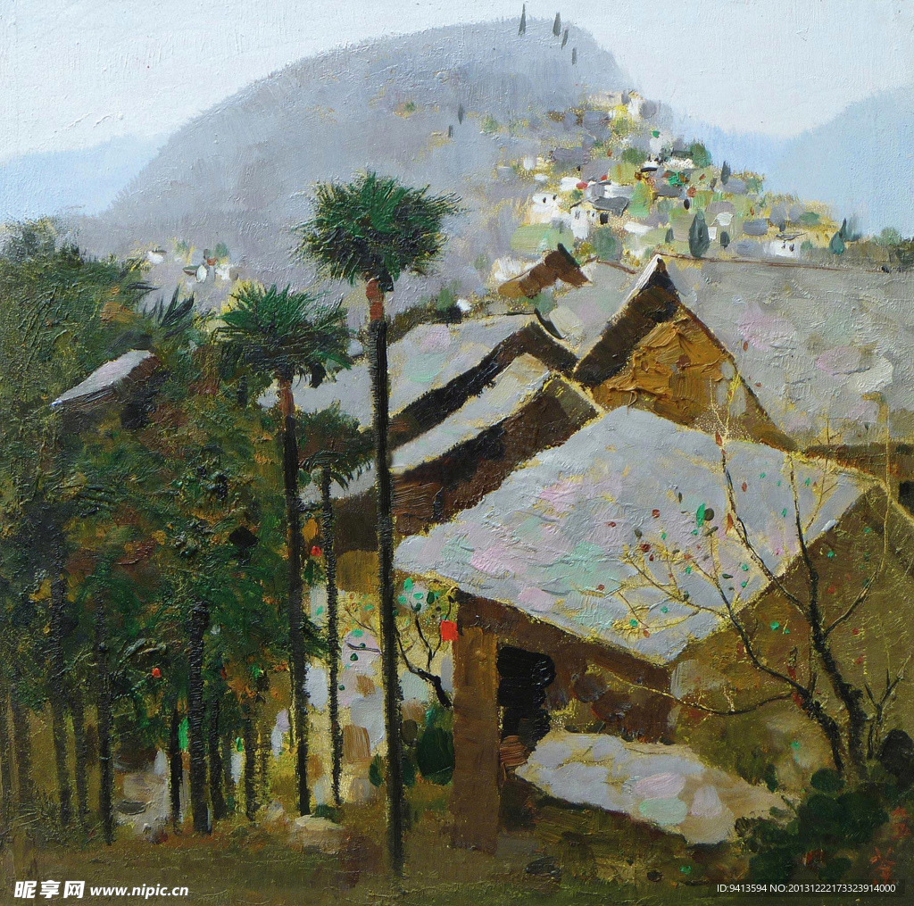 贵州山村·石板房