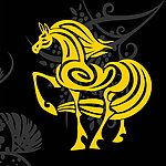 骏马花纹