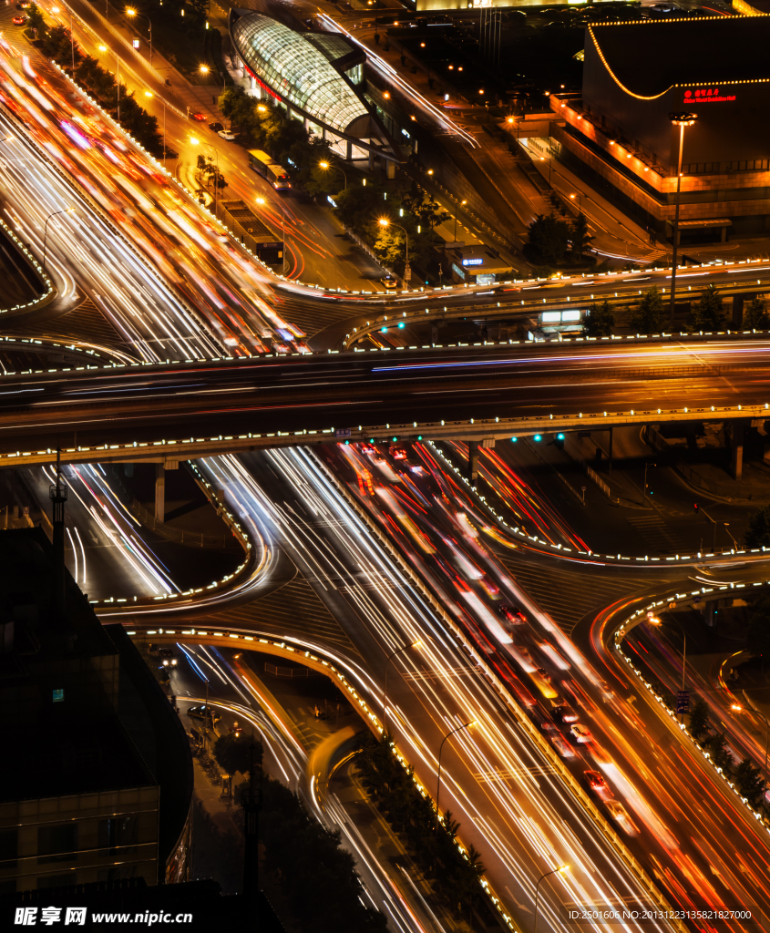 中国马路夜景