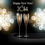 2014新年主题矢量