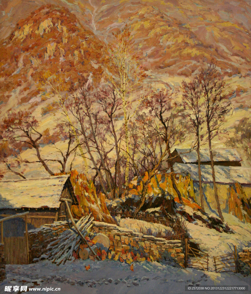山村景色