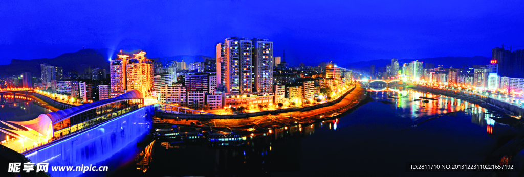 达州夜景图