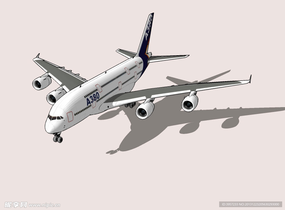 空客A3803d模型