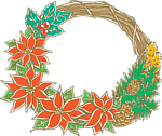彩色花环